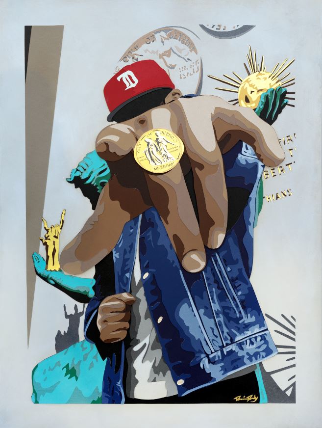 You Are The Spirit of The "D", So Represent! (Fine Art Print) - 18in x 24in